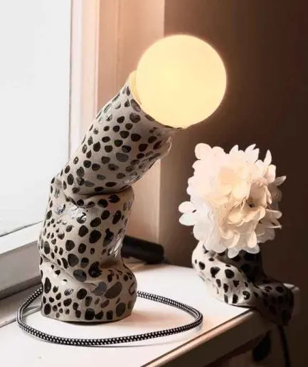 kermička lampa