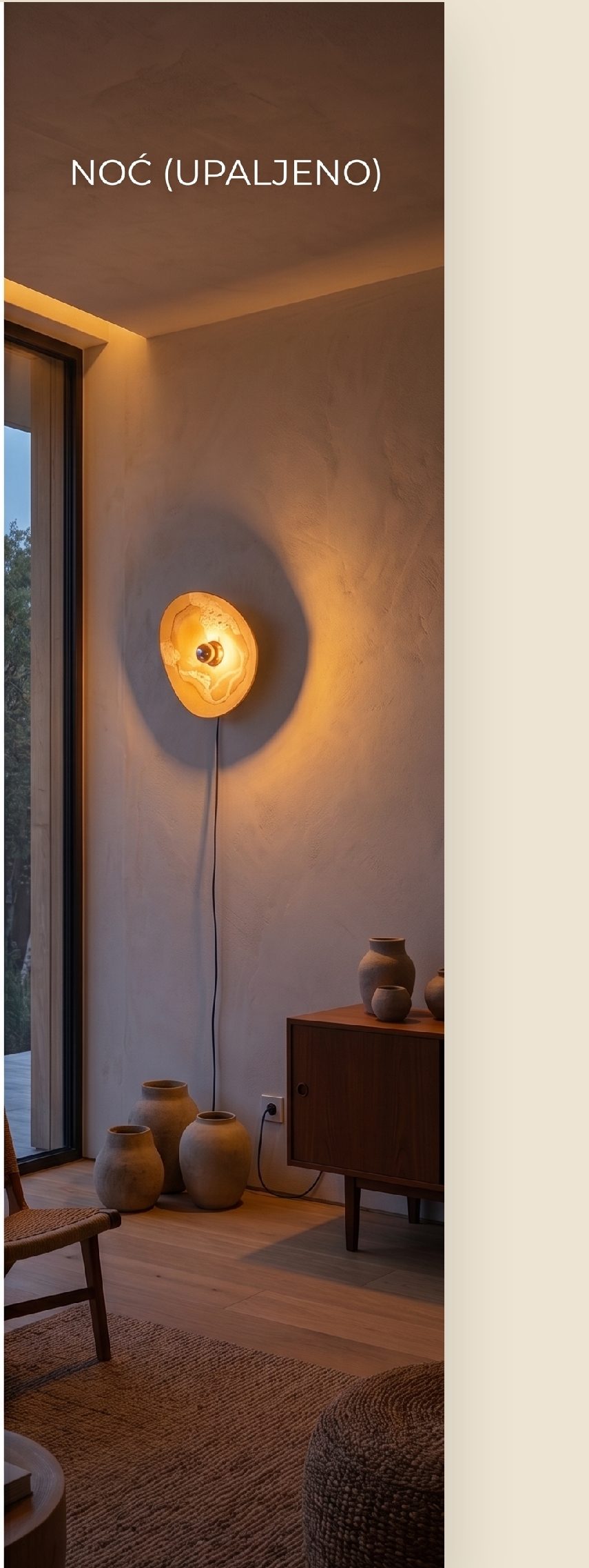 Zidna lampa Kora dan i noc 2 Zidna lampa Kora dan i noc 2